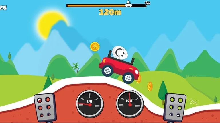 Eggy Car gameplay screenshot