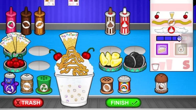 Papa's Freezeria gameplay screenshot