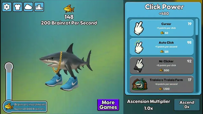 Tung Sahur Clicker gameplay screenshot